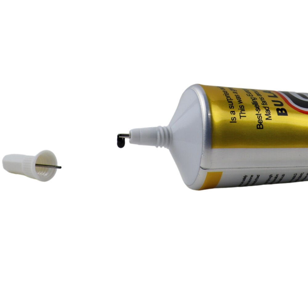 15ml 50ml 110ml bulaien  t7000 sort kontakt selvklæbende lim reparationslim med præcisionsapplikatorspids