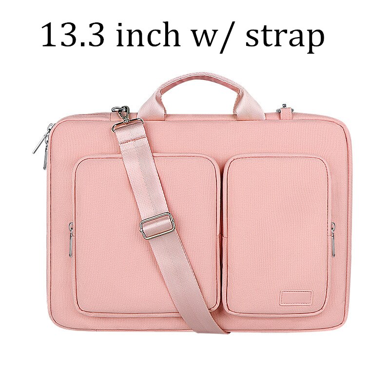 Laptop Aktentasche Handtasche Stange Notebook Liner Tasche Für Macbook Huawei Pro 13,3 14,1 15,4 15,6 Zoll Frauen Männer Wasserdicht: P-BELT 13.3IN