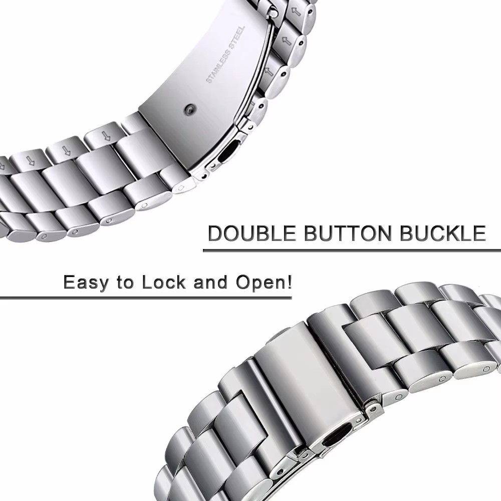 Smartwatch Strap Accessory For Mibro Watch A1 A2 X1 C3 Lite2 Band Metal 22mm Stainless Steel Strap Adjustable Watchband Bracelet