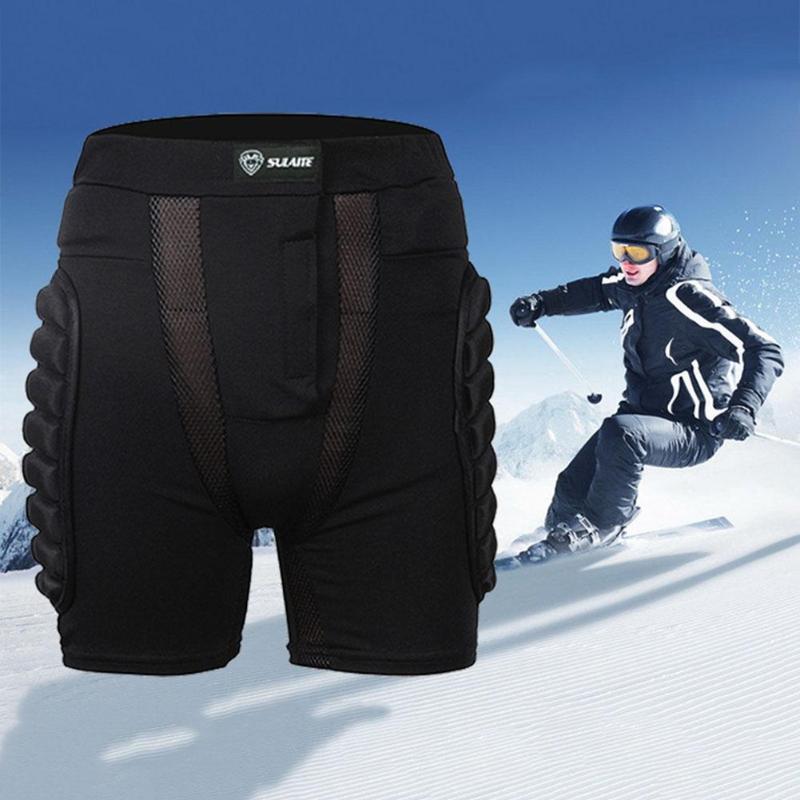 Unisex sportsudstyr kort beskyttende ski skate skateboard snowboard beskyttelse hofte bagdel modstand rulle polstrede shorts