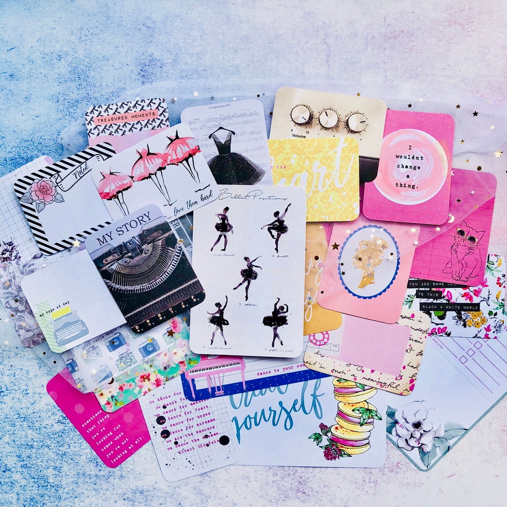 Crzcrafter pahvi päiväkirjakortit kaksipuolinen tulostus scrapbooking projekti albumi päiväkirjakortit koristeet