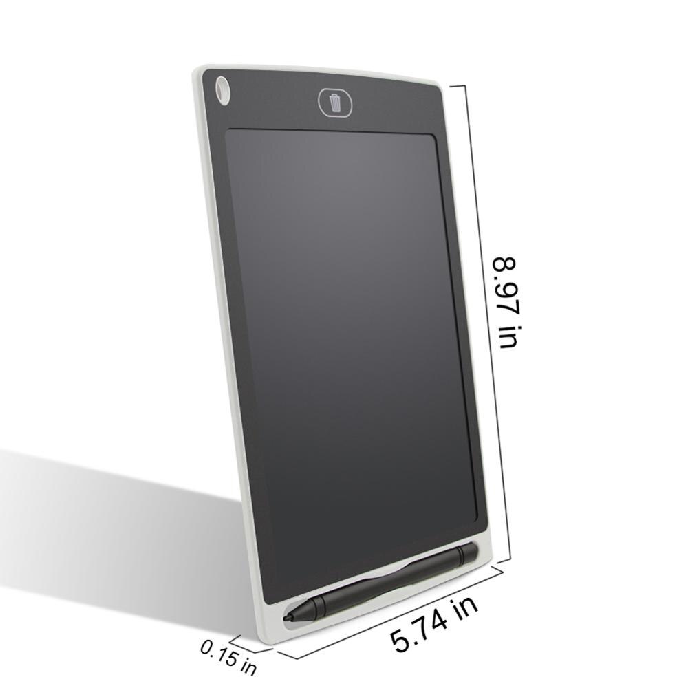 8.5 Inch Portable Smart LCD Writing Tablet Electronic Notepad Drawing Graphics Handwriting Pad Board With CR2020 Button Battery