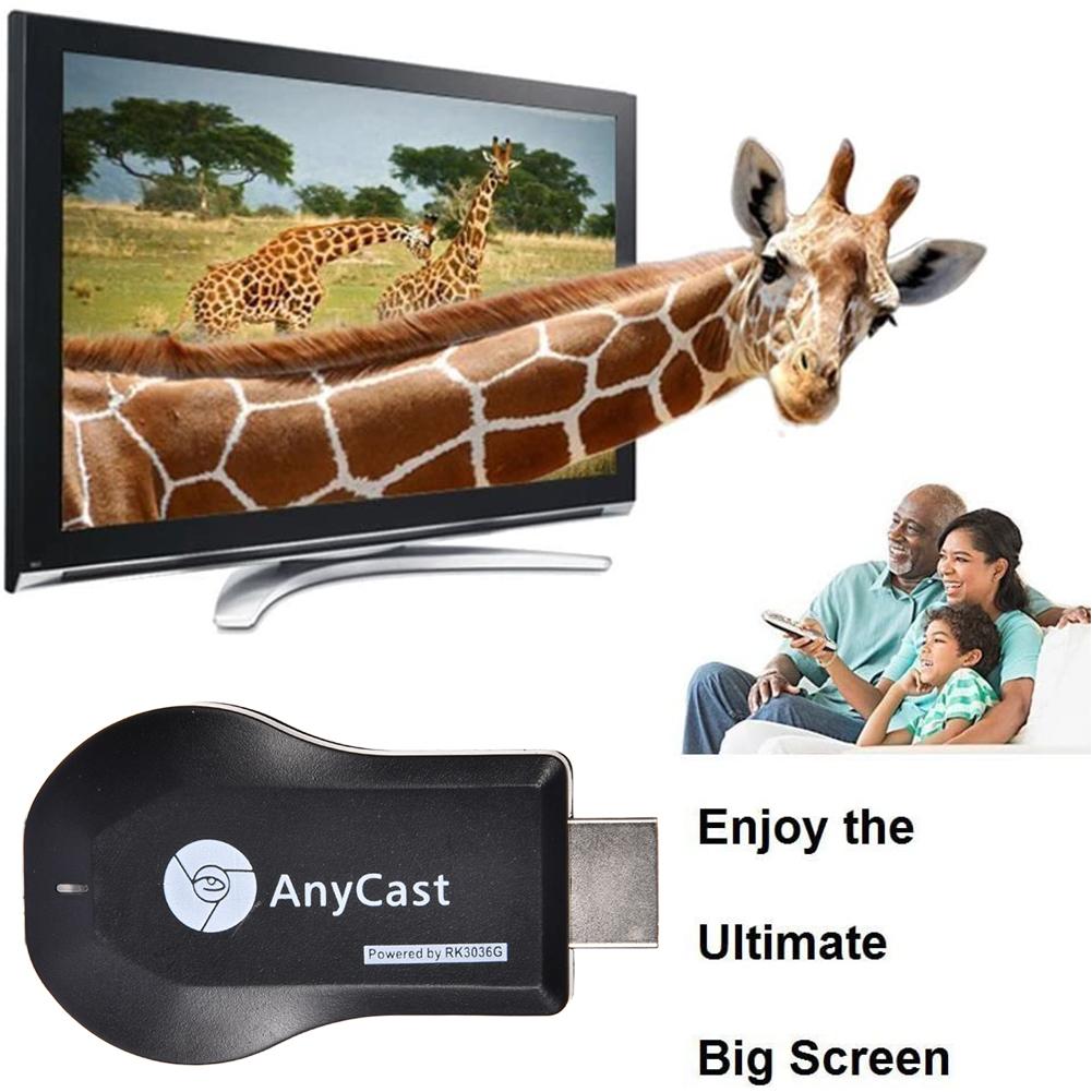 Wireless Display Dongle,WIFI Portable Display Receiver 1080P HDMI Miracast Dongle For IOS IPhone IPad/Mac/Android Smartphones