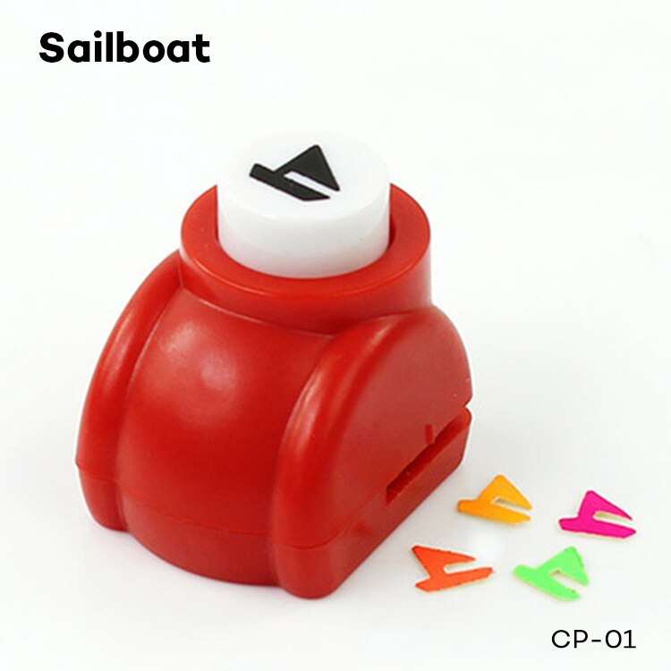 Mini bilden Handwerk schlagen Zubehör Kleine Präge Maschine Blumen Sammelalbum DIY Locher Scrapbooking Werkzeuge: Sailboat
