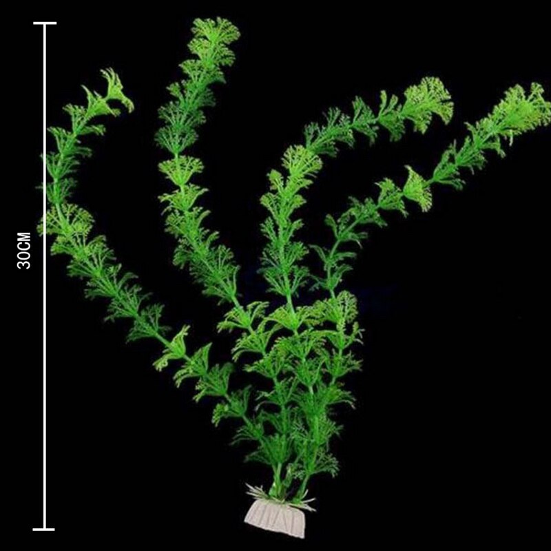 Simulation Artificial Plants Aquarium Decor Water Weeds Ornament Plant Fish Tank Aquarium Grass 14Cm Decoration: 5
