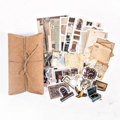 30 ark årgang samling og #39 ;s serie klistremerke diy dekorative scrapbooking tidsskrift planlegger klistremerker estetiske skrivesaker: 4