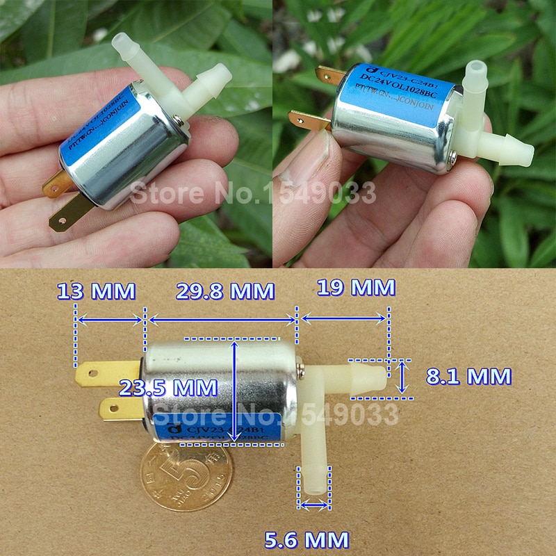 DC 12 V/DC 24 V magnetventil Mini Mikro elektrische Wasser gasventil Entmutigt Normalerweise geschlossen oder 12 V Schub bis 24 V Modul