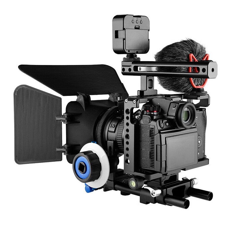 Camera konijnenkooi voor panasonic s-serie fotografie camera konijnenkooi spiegelreflexcamera met handvat