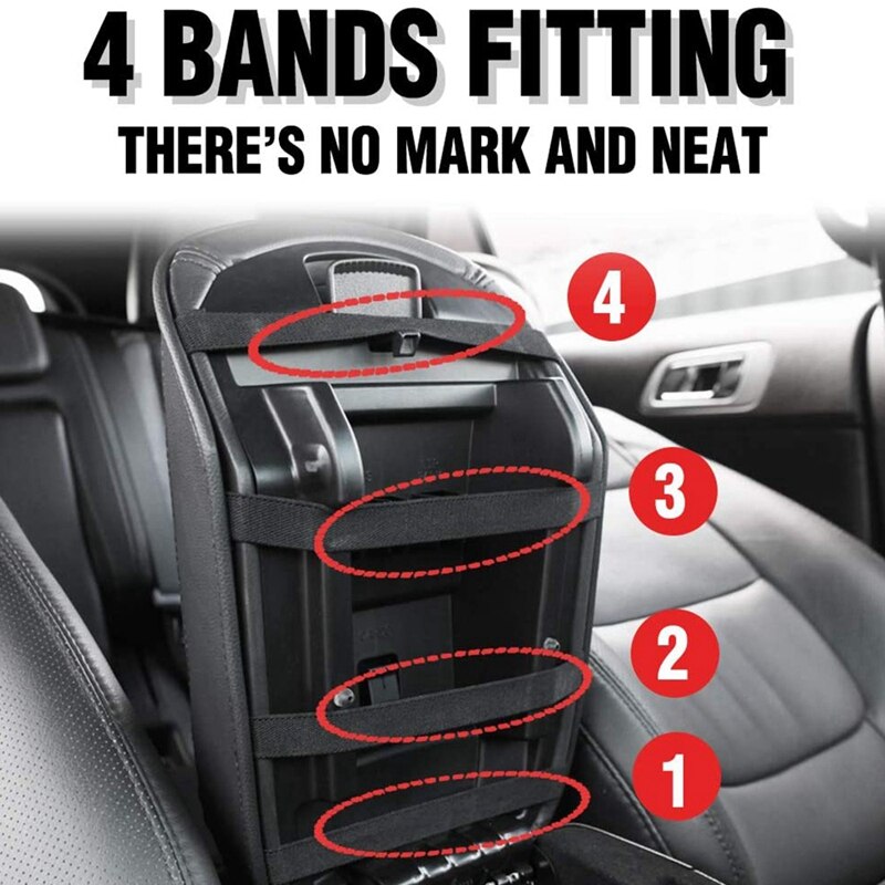 Past Voor Ford Explorer Leather Center Console Deksel Armsteun Cover Zwarte Auto Interieur