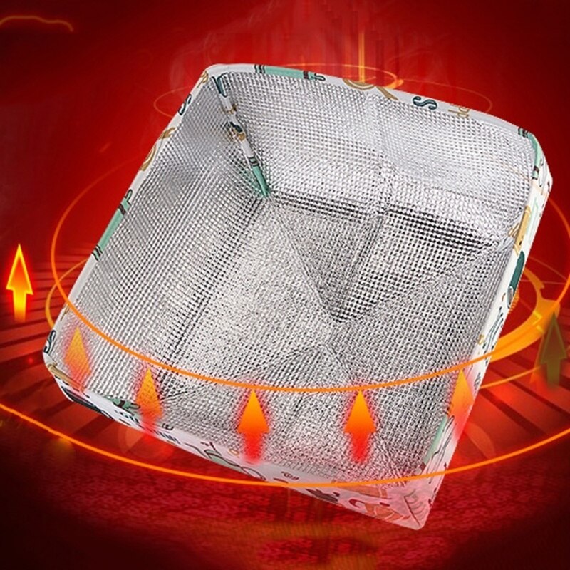 Lebensmittel Abdeckungen warm Halten Gemüse Abdeckung Faltbare Aluminium Folie Abdeckung Gerichte Isolierung Küche Lebensmittel Abdeckung Netze Küche Werkzeuge