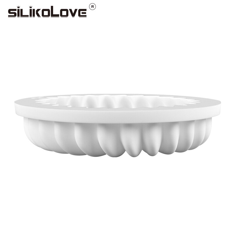 SILIKOLOVE Ronde Siliconen Cakevorm Spiraal Cake Mallen Voor Bakken Food Grade Siliconen Mousse Dessert Mallen Grote Cakevorm