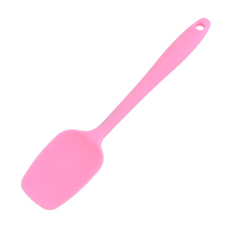 Cooking Silicone Spatula Set Cookie Pastry Scraper Cake Baking Spatula Spoon Scraper For Home Kitchen Tool Utensil Convenience: Pink