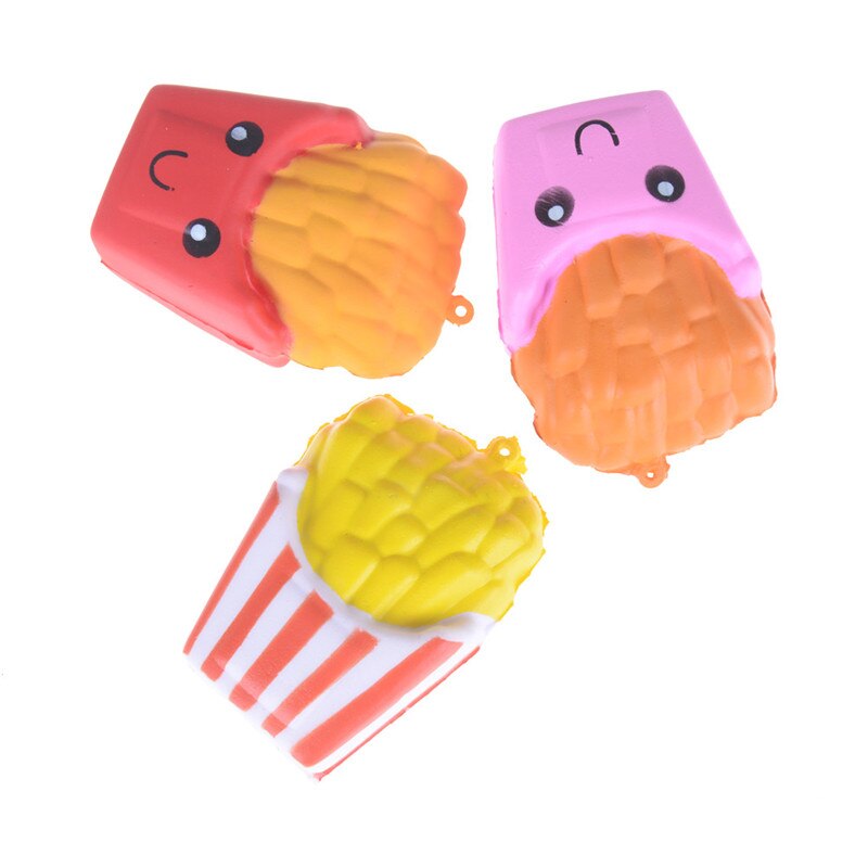 GETTO Morbido Profumato Pane Torta Elasticità Stretch Kid Fun Regalo Del Giocattolo 8.2 centimetri Kawaii Chip Squishy Patatine Fritte Lento In Aumento