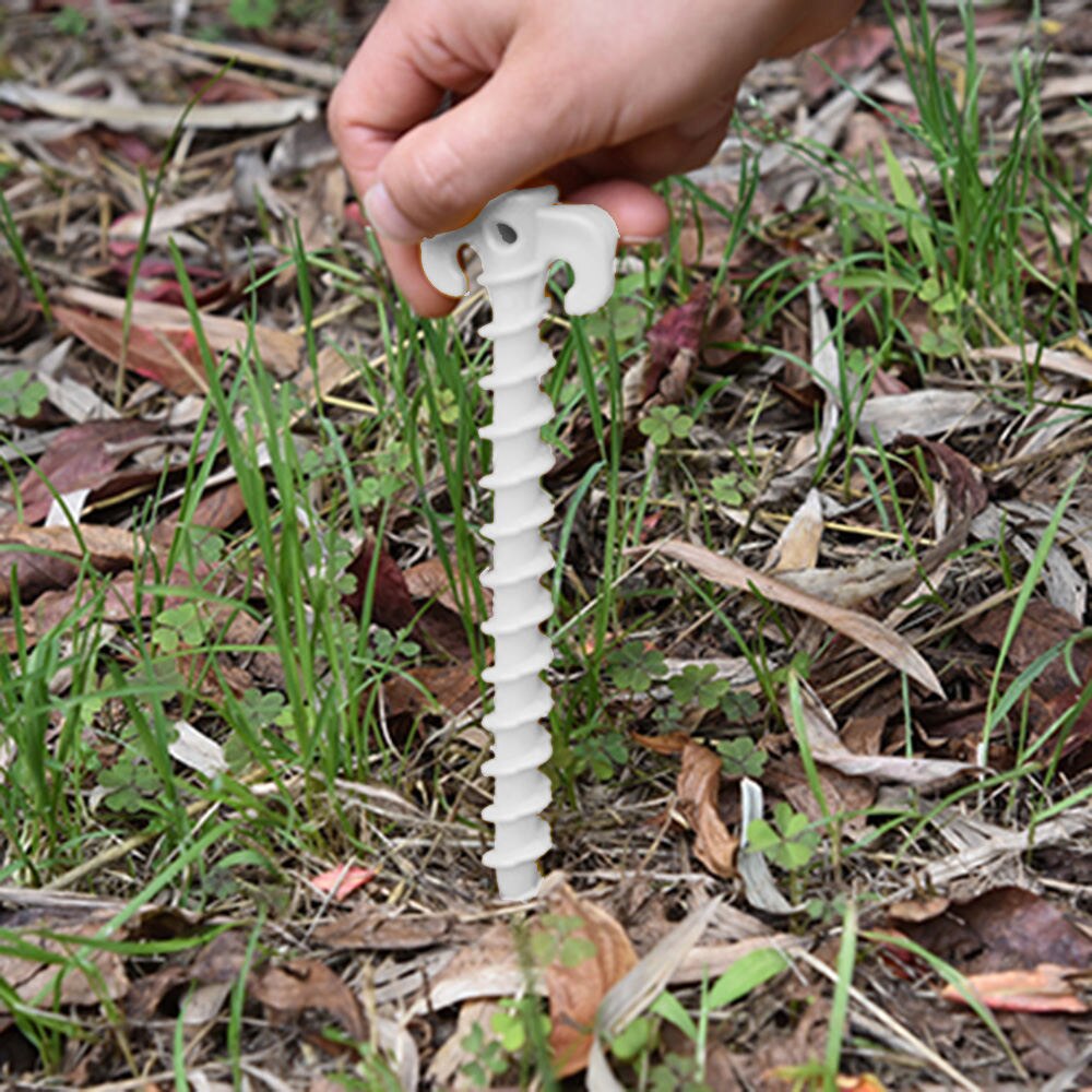 5PCS Tent Screw Pegs Outdoor Stakes Portable Durable Plastic Travel Supplies Accessories Camping Naturehike Tent Ground Nails