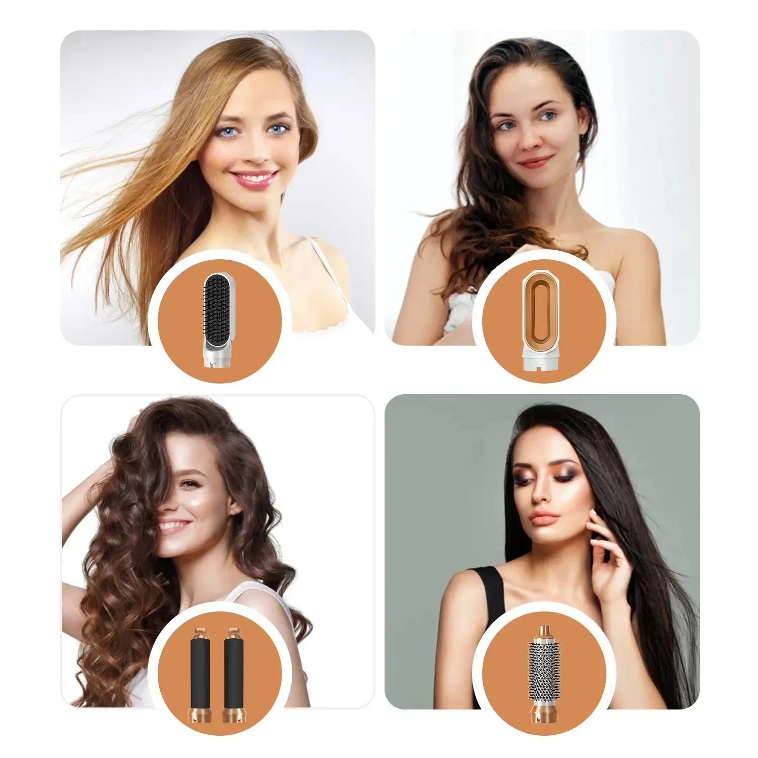 Nowa suszarka robić włosów 5 w 1 Multi Styler lokówka prostownica z szczotką robić szybkiego stylizowania akcesoria fryzjerskie produkty robić włosów