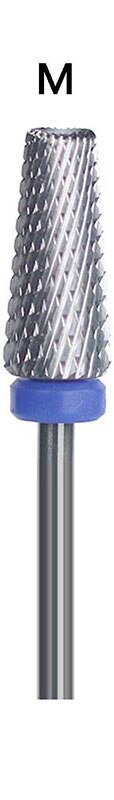 1PC taladro de uñas de carburo de 100% multifunción 5 en 1, edición Slim & Cross, broca de taladro para uñas para máquina pulidora de uñas eléctrica: M