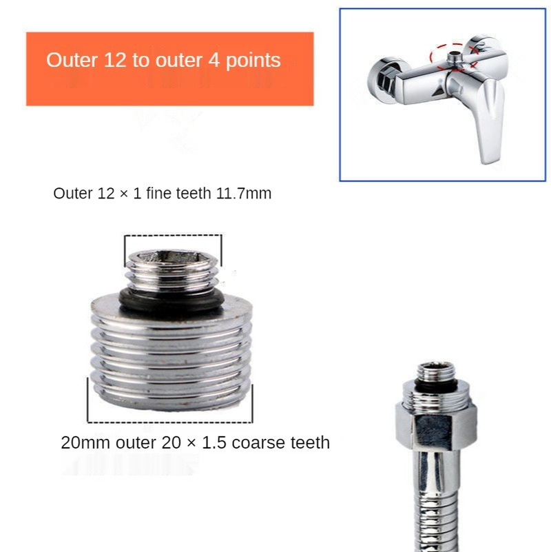 Wasserhahn Zugriffs Regen Dusche Wasserhahn Adapter Wasser Invertiert Schraube Mischventil Bad Reiniger Belüfter Stecker Küche Wasserhahn Teil