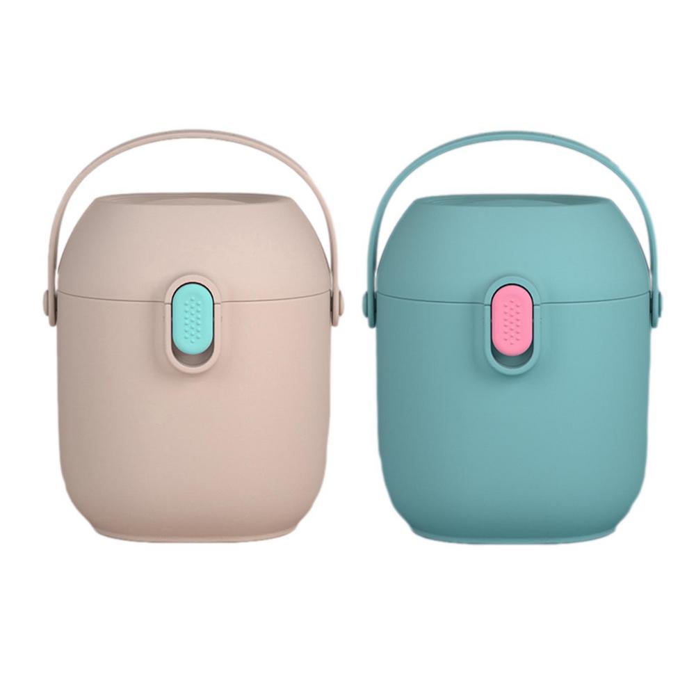 Portable Baby Food Storage Box Essential Cereal Infant Milk Powder Box Toddle Snacks Container With Spoon Portable Baby Snack