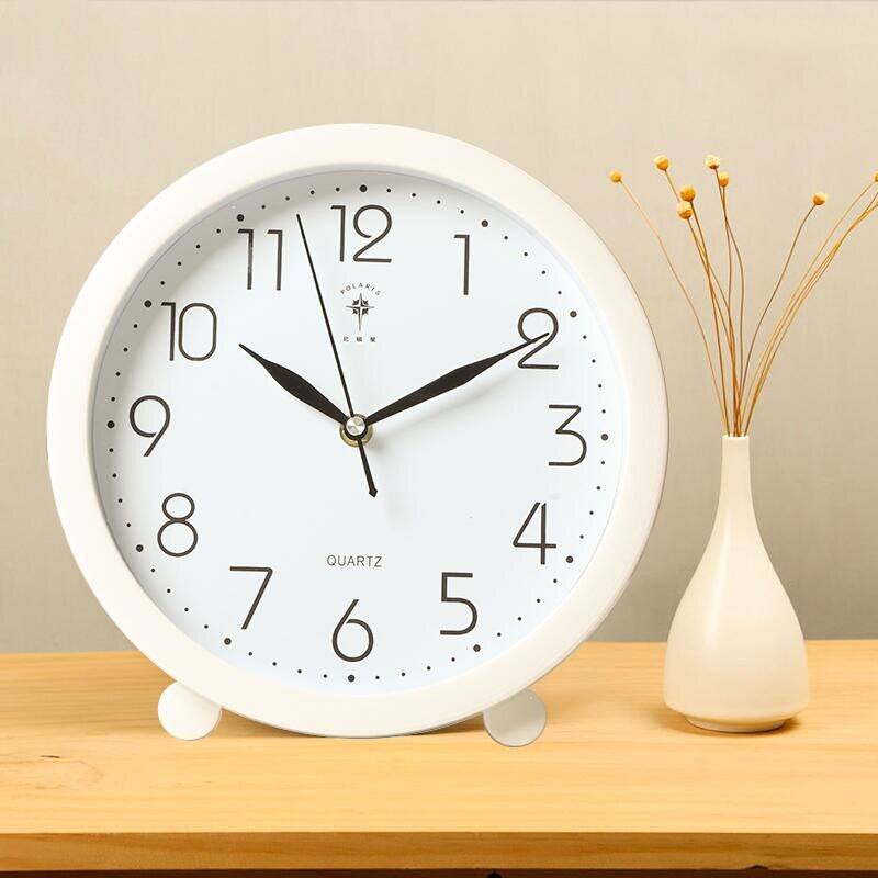 10 Inch Living Room Pendulum Wall Clock Office Desktop Clock Modern Minimalist Large Silent Table Clock Home Decoration