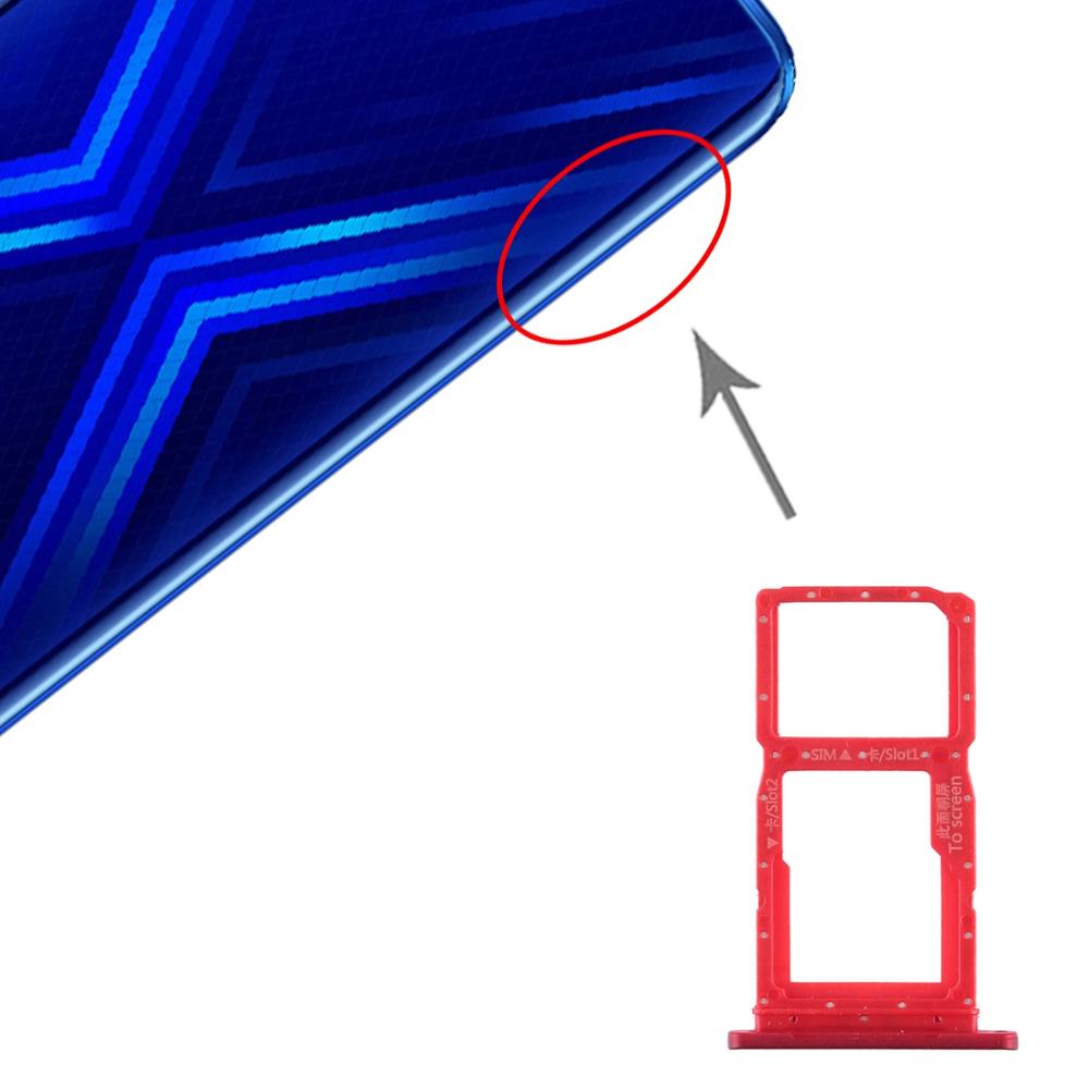 Bandeja de tarjeta SIM + bandeja de tarjeta SIM/Micro SD para Huawei Honor 9X, ranura para tarjeta inteligente, pieza de reparación de repuesto