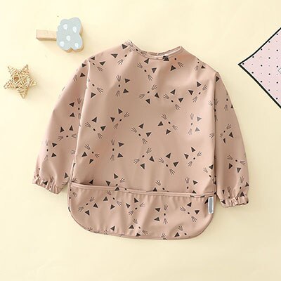 Waterdichte Baby Slabbetjes Baby Burp Cartoon Doeken Kant Lange Mouw Voeden Kinderen Tekening Kleding Prinses Rok Baby Spullen: 500021