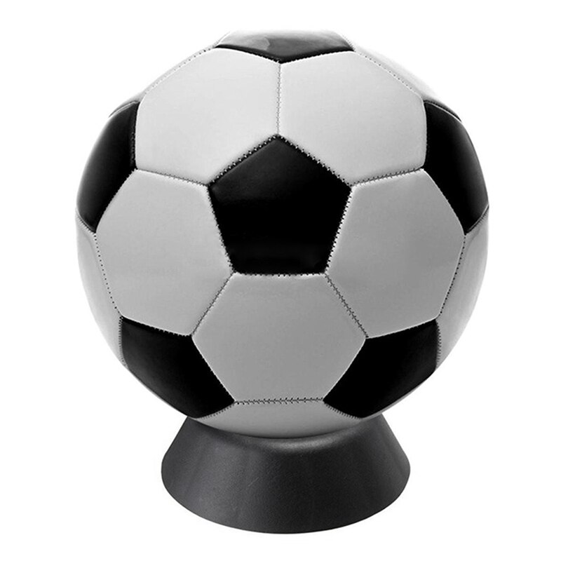 Ballhalter, ballständer für basketball, fußball, rugby, kunststoff-displayhalter, schwarz