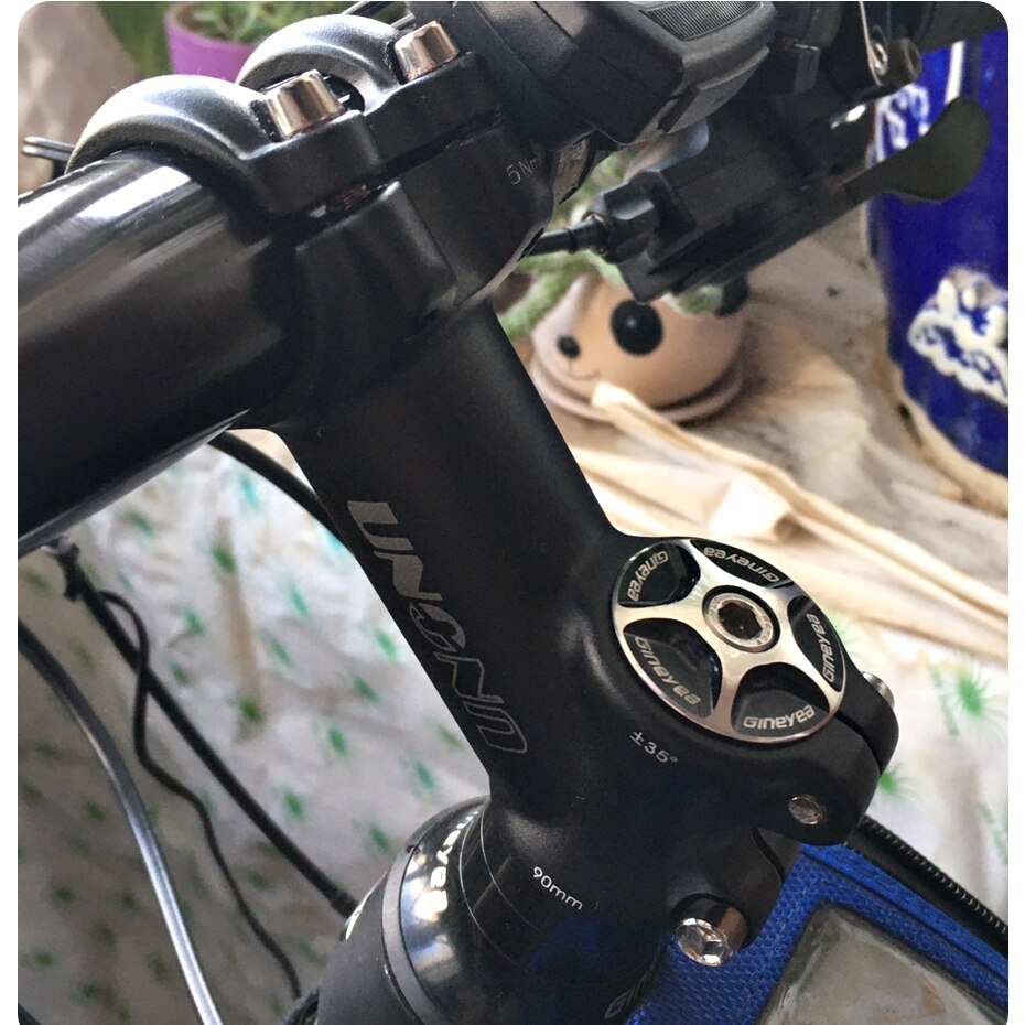 UNO MTB Vorbauten Fahrrad Vorbau Mtb Rennrad Vorbau 25.4/31,8mm Ultraleichte Vorbau 35 Grad 70 90 110mm Lenker Stamm matt Schwarz