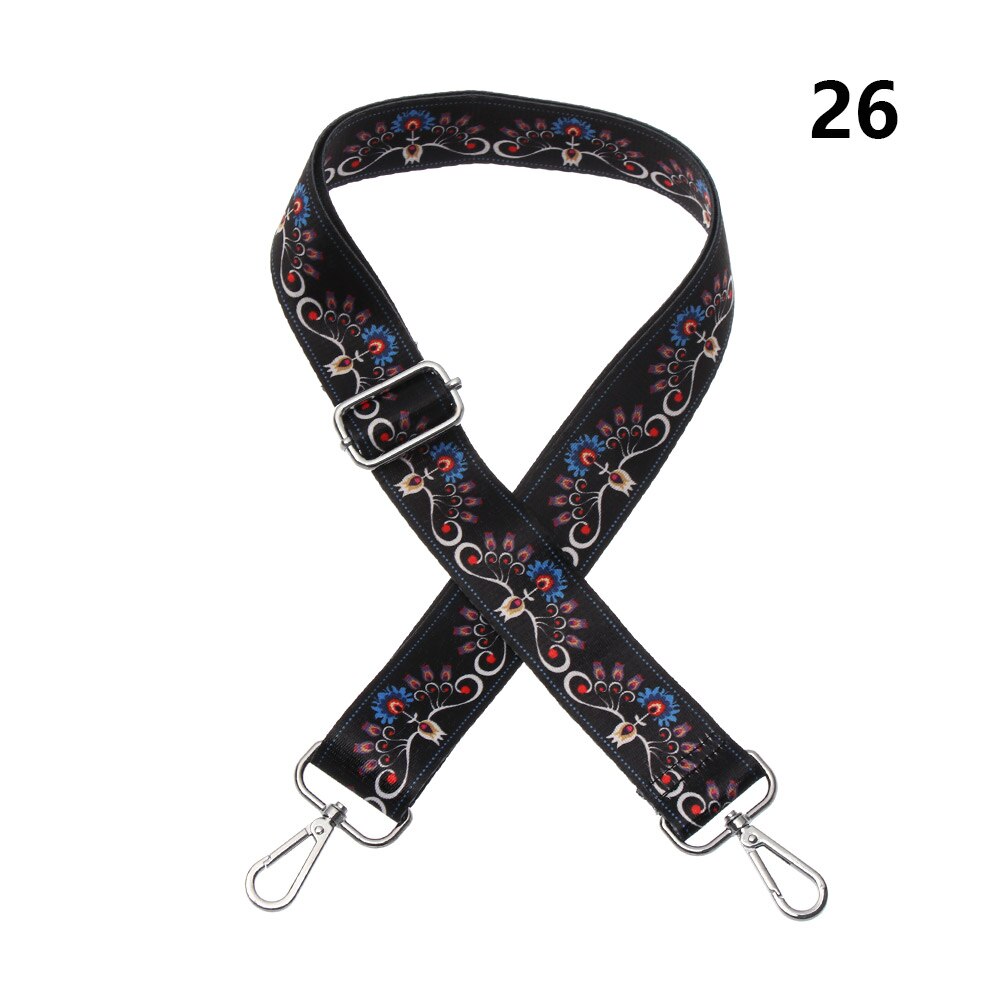 Rétro sangles pour sacs femmes arc-en-ciel réglable sac à bandoulière ceinture chaîne décorative sac à main sangles sac accessoires: 26