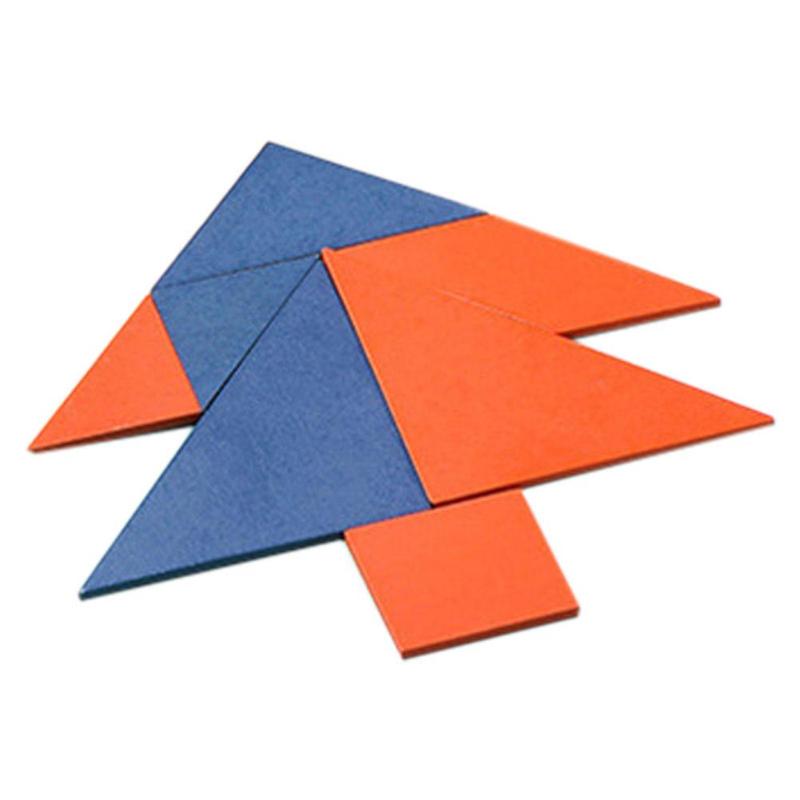 2 Set Children's Wood Jigsaw Puzzle Early Learning and Intelligence Kindergarten Teaching Aids DIY Creates Jigsaw Puzzle