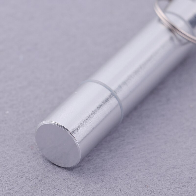 Capsule forme aluminium pilule étui délicat joint médecine organisateur boîte porte-clés en plein air poche pilule étanche support conteneur