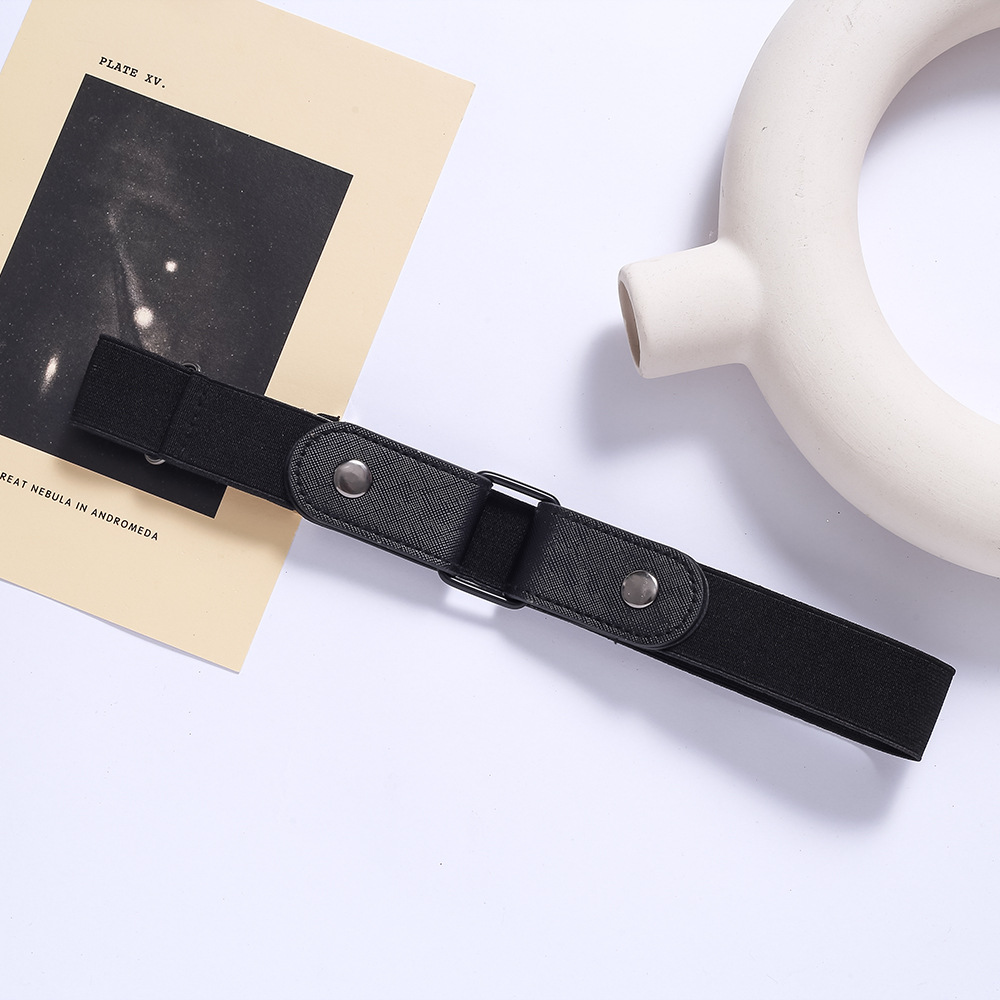 Buckle-Free Adjustable Elastic Stretch Belt, No Buckle Invisible Belt for Men Women Casual Jean Pant Dress, No Hassle Waist Belt