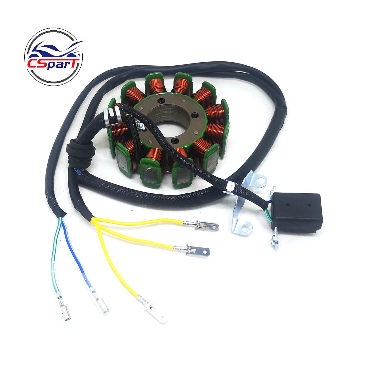 Magneto stator 12 polet spole 5 wire 200c 250cc cg bashan shineray jinling taotao dirt pit bike atv quad parts