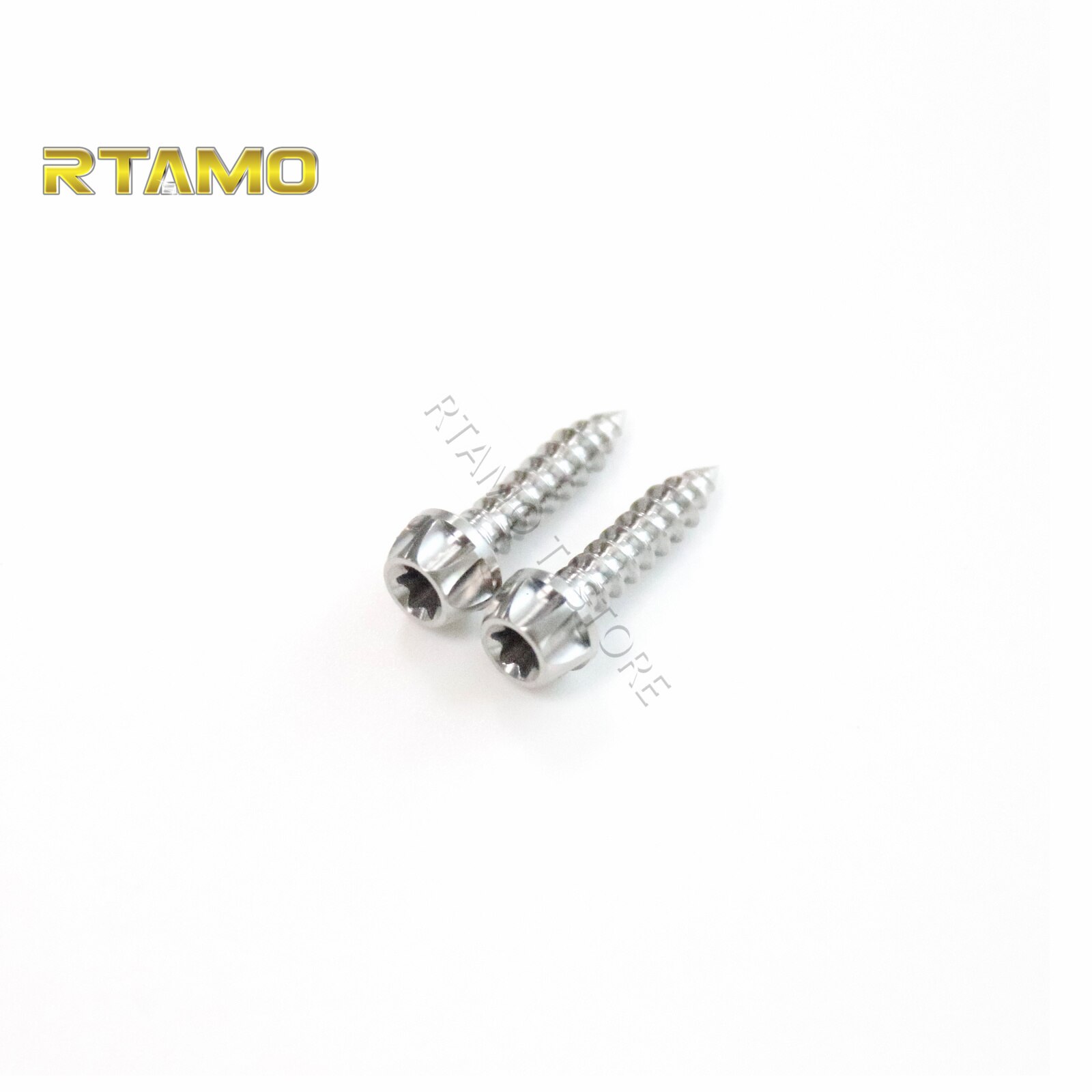 Rtamo Gr5 Titanium Alloy Rear Turn Signal Self Tapping M4 Screws Kit (2pcs) Fit Verspa Sprint 150