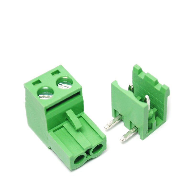 10PCS KF2EDGK 5.08mm plug-in terminal block pcb connector 2P / 3/4/5/10 / 12P straight bent foot