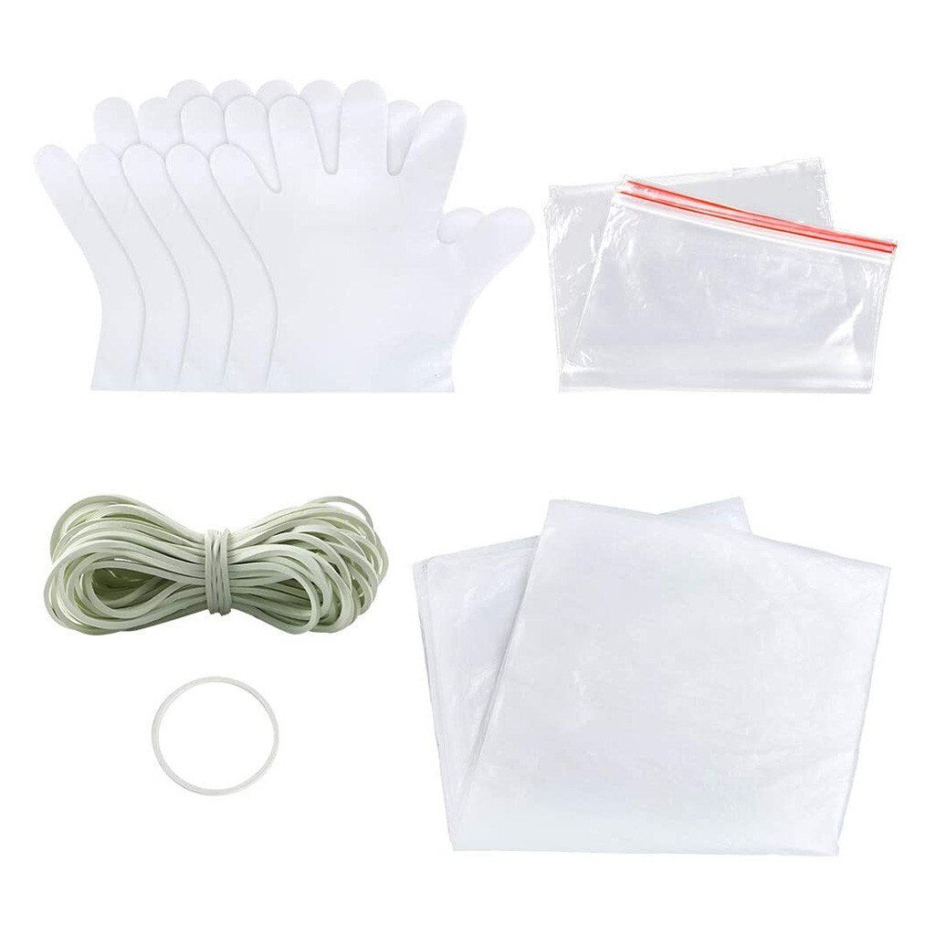 68 Stuks Diy T-shirt Stoffen Tie-Dye Kits Voor Kids Adult Party Groep Diy Dye Kit Rubber Band Wegwerp tool Set D3: Default Title