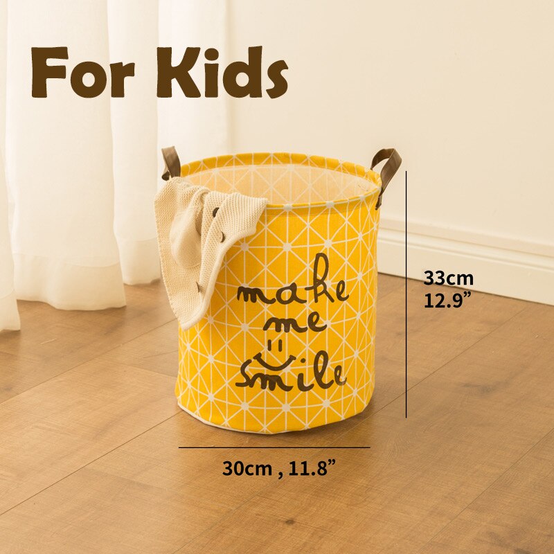 Household cloth dirty laundry storage basket large capacity waterproof toys organizer box folding laundry basket