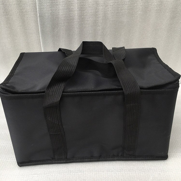 13L 7L kühltasche tragbare große mittagessen picknick Kasten eis Pack mahlzeit lebensmittel dosen Halfter thermische isolierte frische träger tasche cool tasche: Schwarz groß Größe