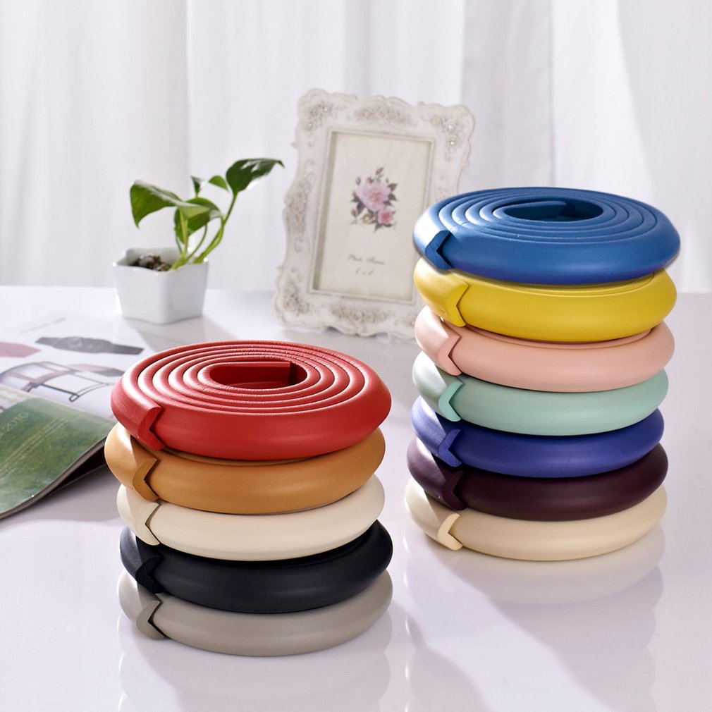 2M Baby Veiligheid Bumper Guard Kinderen Bescherming Tafel Desk Edge Corner Guard Strip Meubels Rubber Foam Bumper Botsing