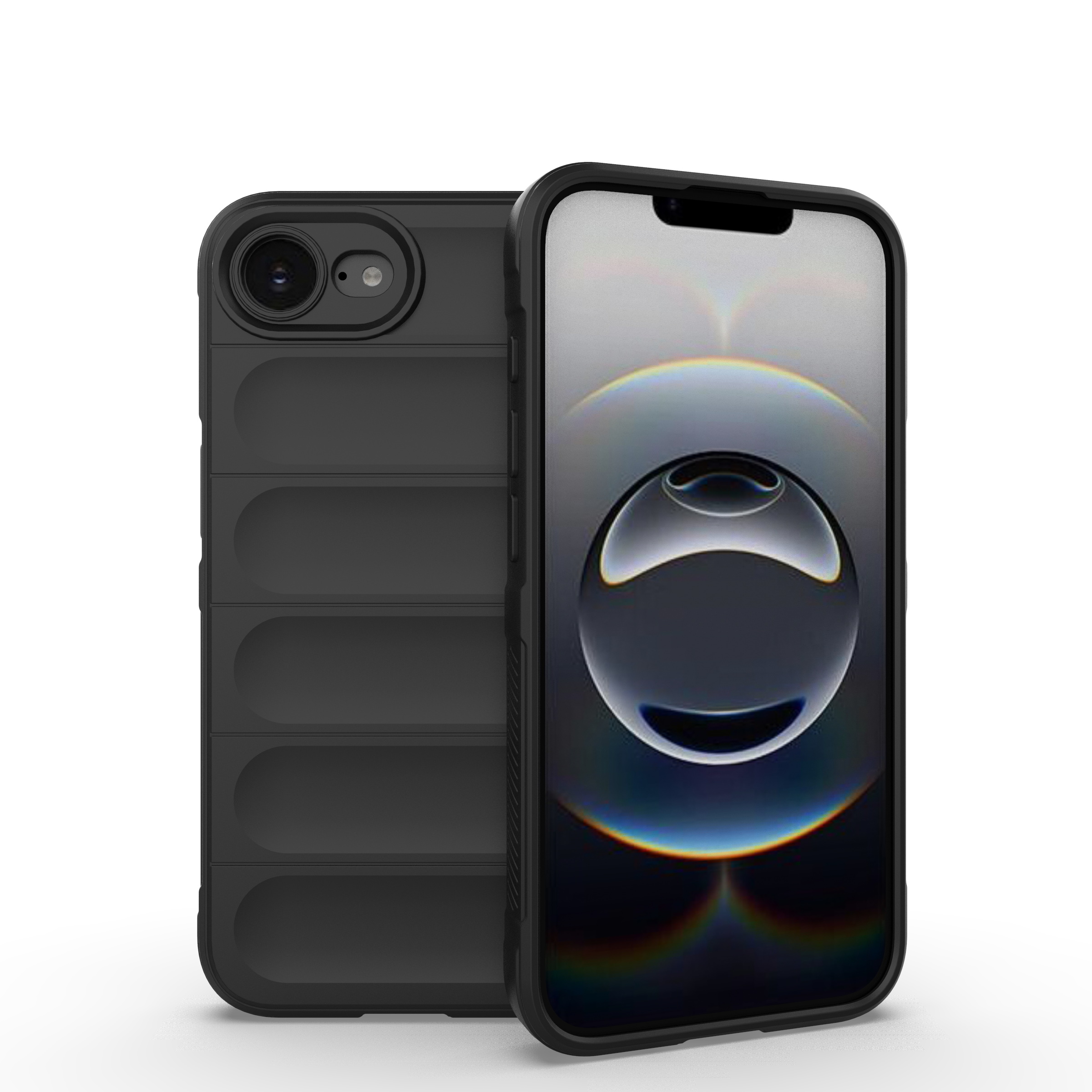 Funda para iPhone 16e Funda de teléfono de silicona suave a prueba de golpes Funda de teléfono para iPhone 16 e iPhone16e 2025 Funda protectora de lente: Beige