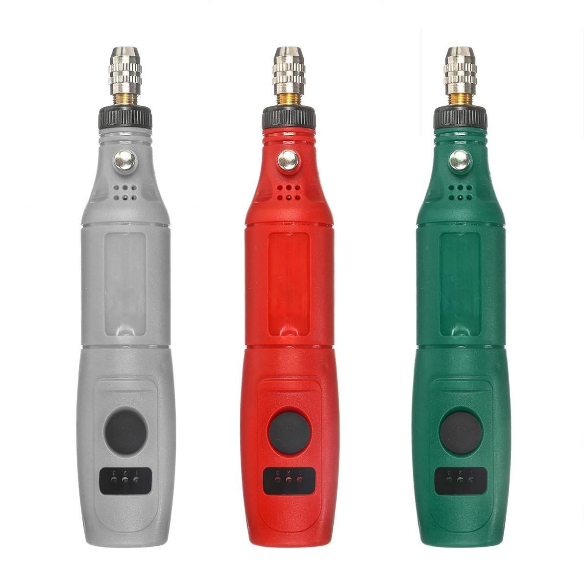 Mini Drill Electric Carving Pen 3 Variable Speed With Lighting Drill Rotary Tools Kits Engraver Pen For Grinding Polishing