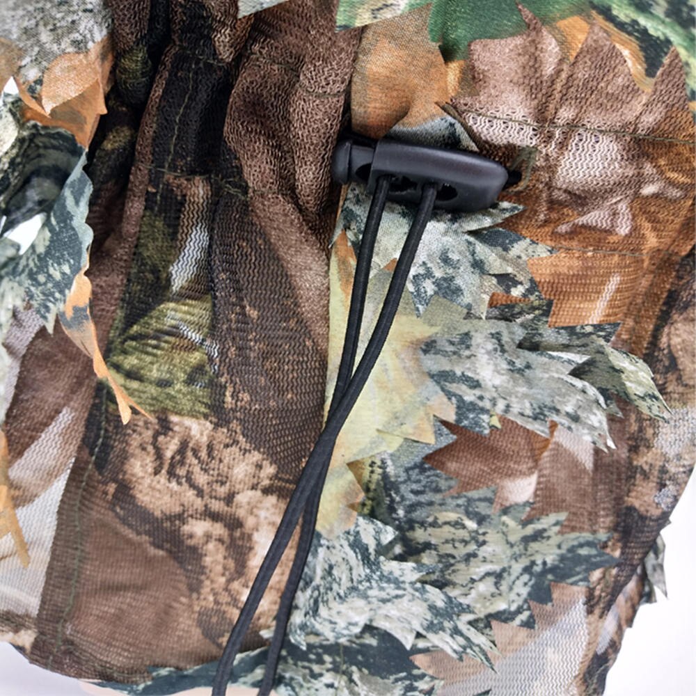 Tarnung Gesicht Maske 3D Blatt Stereo Jagd Maske Hütte Camo Gesicht Maske Sturmhaube Wald Volle Gesicht Maske Ghillie Anzüge