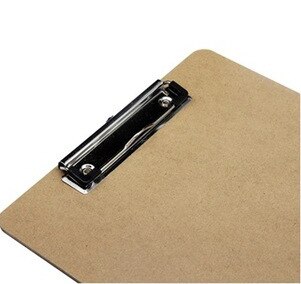 Deli Wooden Material Writing Board File Organizer A4 Wood Flat Clamp Office Supplies Noteboard File Folder Office Organizers