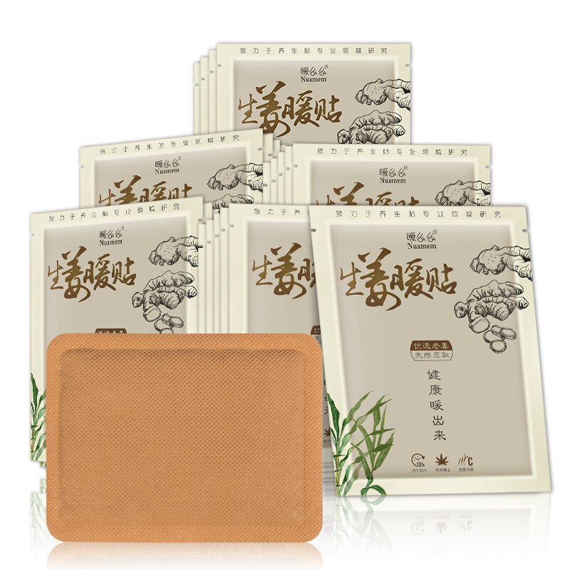 Body Foot Warmer Electric Heating Pads Keep Hand Leg Foot Warm Paste Pads Warmer Heat Pack Warm Winter: Ginger warm paste
