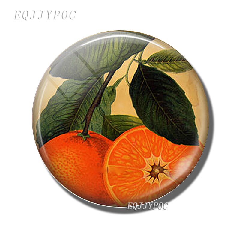 Fruit En Groente Koelkast Sticker Magnetische Avocado Perzik Tomaat Aardbei Orange Magneet Baby Onderwijs Home Decor: orange