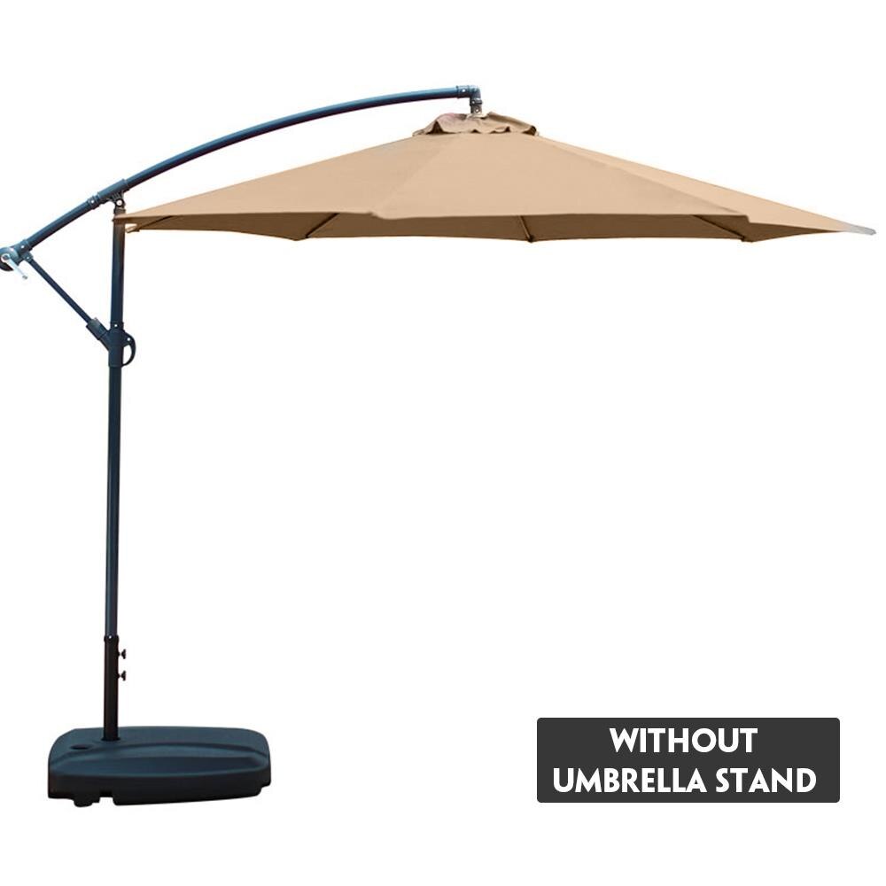 Cubierta de sombrilla con forma de hexágono de 2M, protector de Patio resistente a los rayos UV, impermeable, cubierta de sombrilla: khaki
