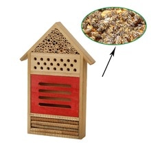 Wooden Beehive Insect Nesting Bee House Beehive Insect Nest Temporary Shelter Beehive Garden Lawn Decoration Tools Supplies