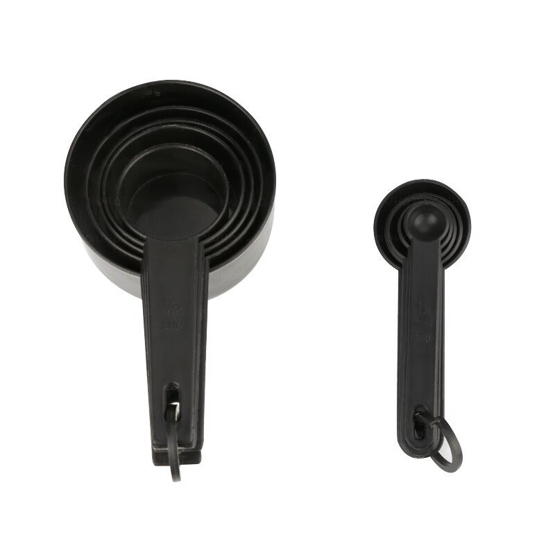 Cuchara medidora tipo pala de plástico, 10 Uds., mango de silicona para arroz de grano grueso, cuchara medidora para condimentos, herramienta de medición para Cocina
