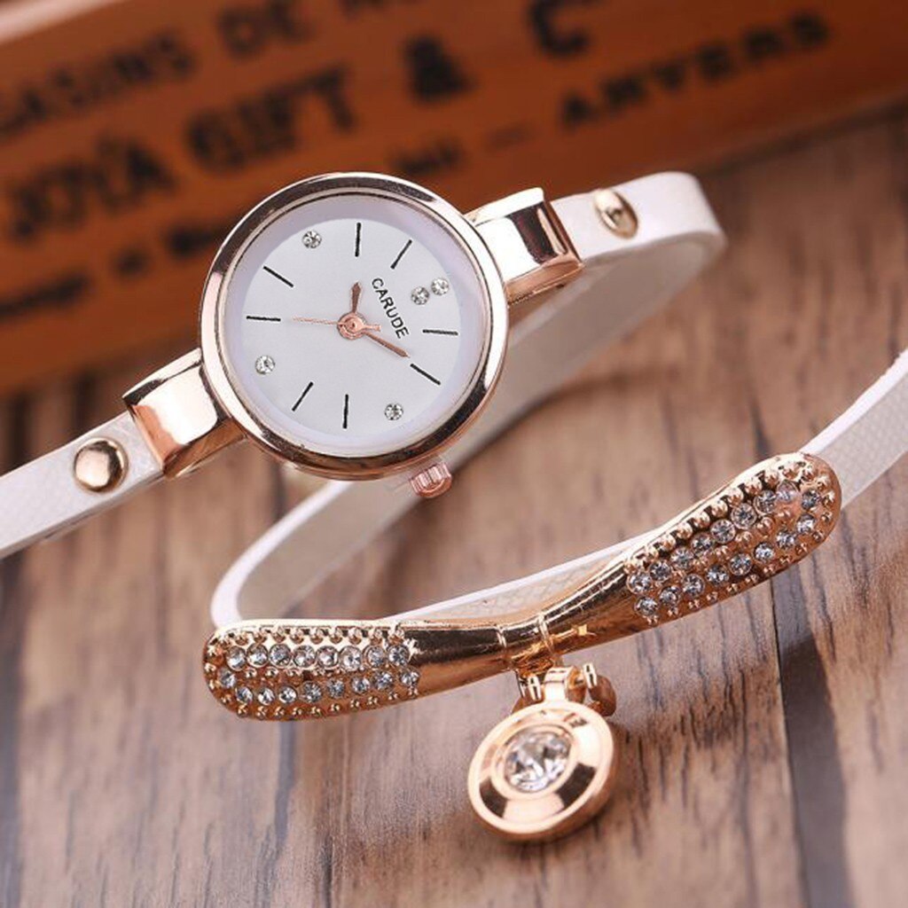 Relojes de pulsera para mujer, de cuarzo, analógico, de cuero, deportivo, digital, Zegarek Damski, n. ° 3