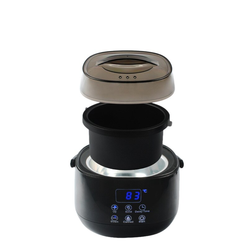Wax Warmer Hair Removal Home Waxing Kit with LED Display & Adjustable Temperature and Delay Control for Full Body Legs Armpit Fa