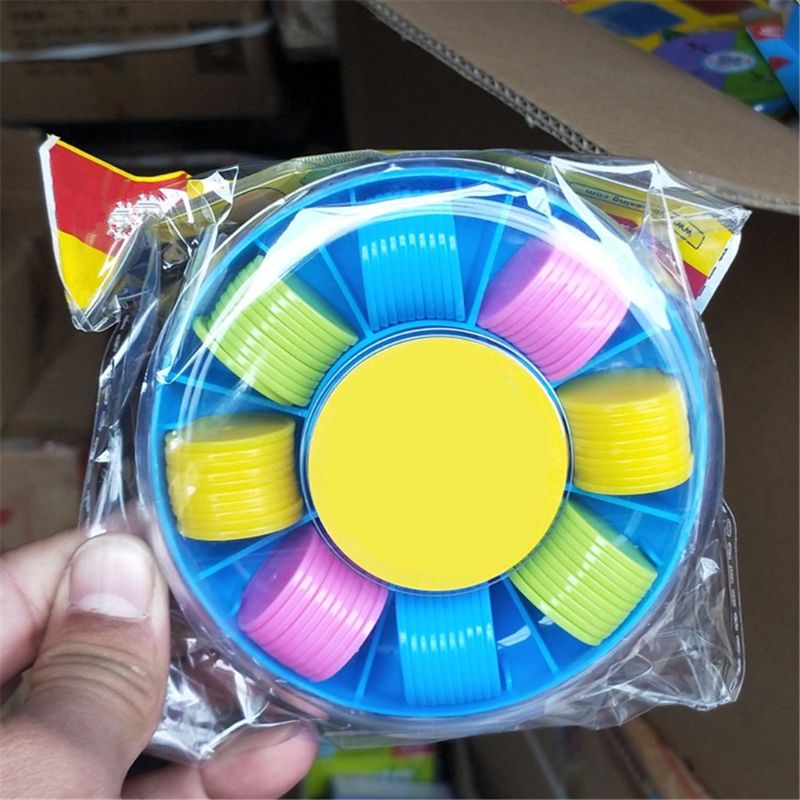 100Pcs Tellers Tellen Chips Plastic Markers 25 Mm Gemengde Kleuren Voor Bingo Chips Spelfiches Met Opbergdoos- willekeurige Kleur